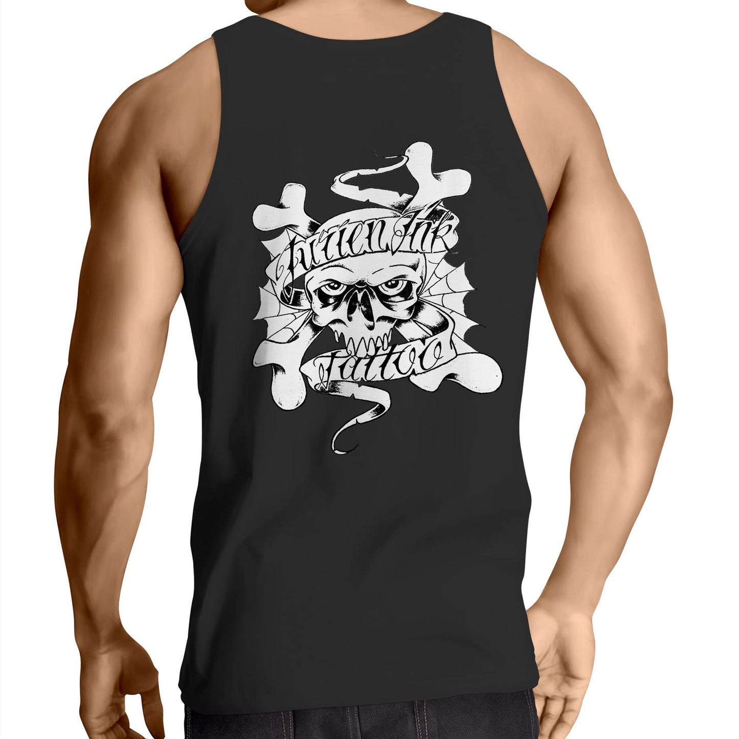 Jurien Ink - Men's Singlet Top - Back Logo