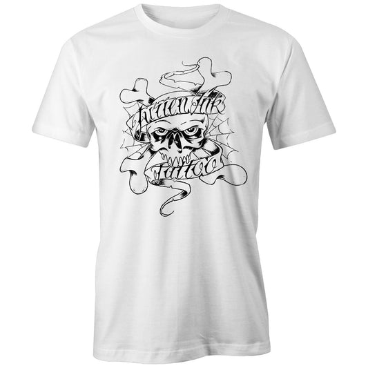 Jurien Ink Tee - White with Black Logo