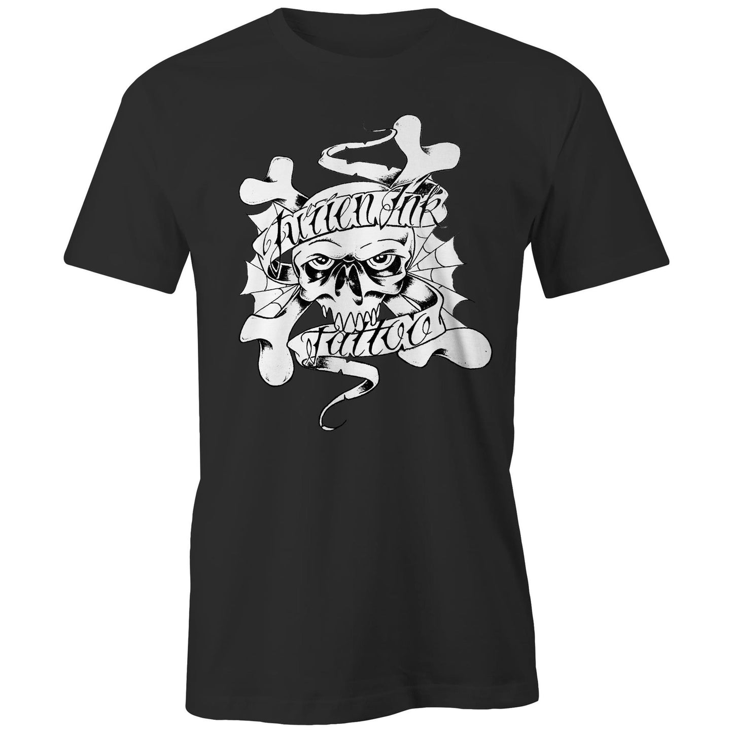 Jurien Ink Tee - Black with White Logo